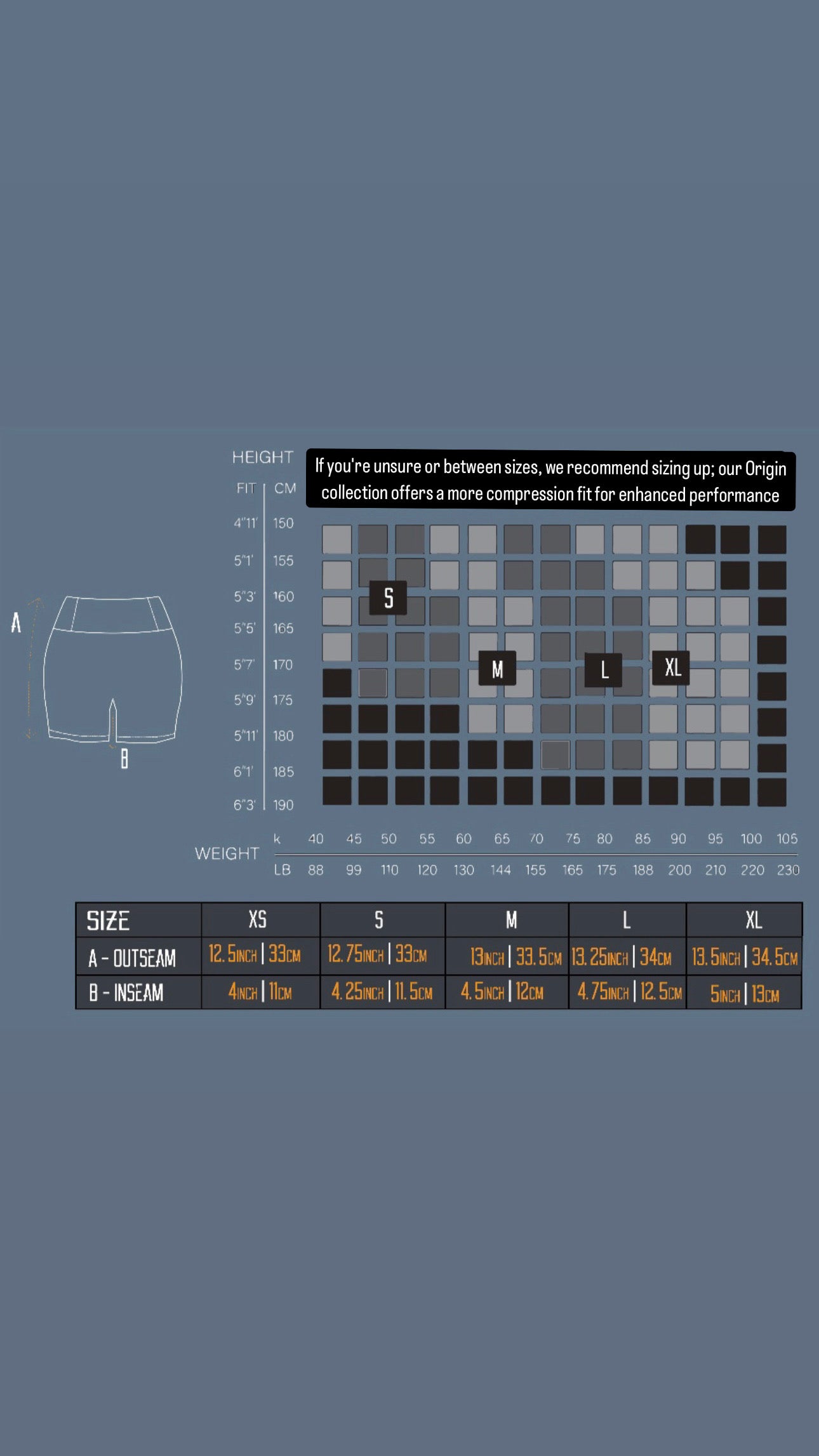 Origin Shorts Navy Blue