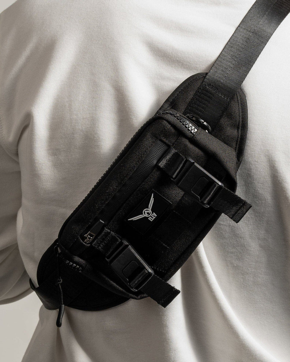 Tactical Crossbody Bag- Black – ELEV.Fitness